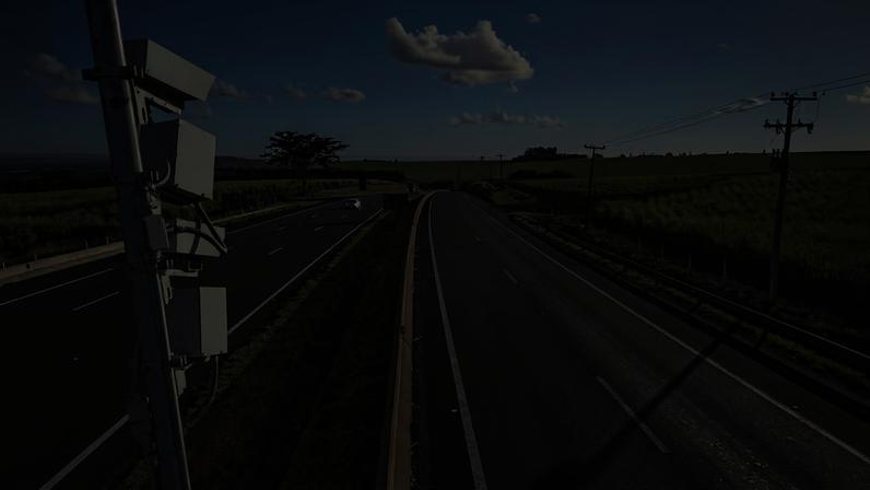 Radar de velocidade em rodovia no Brasil — Foto: Getty Images