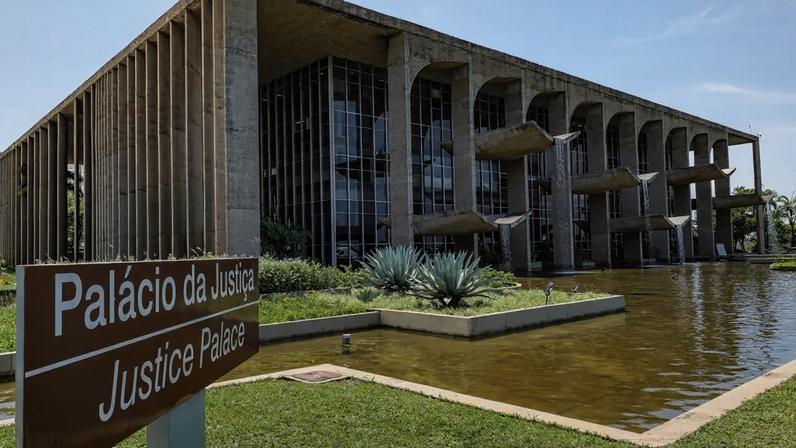 Fachada do Ministério da Justiça