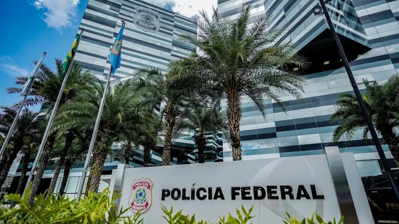 Fachada da sede da Polícia Federal, em Brasília