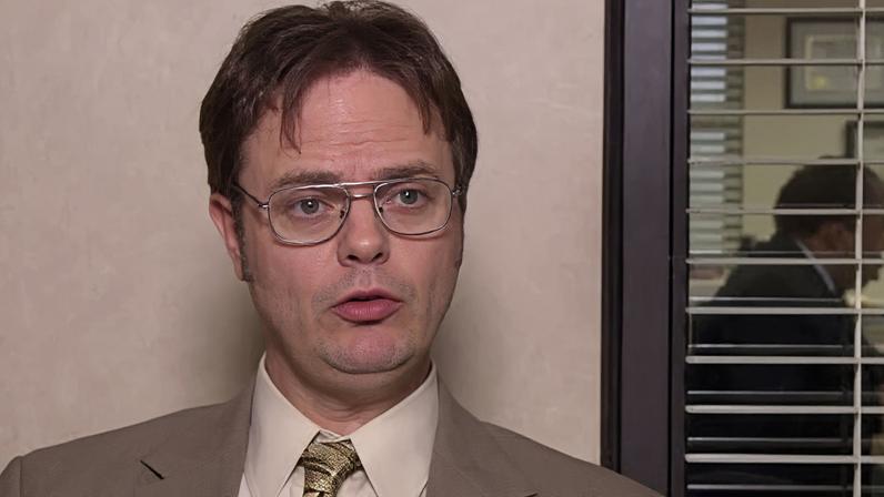 Rainn Wilson como Dwight Schrute em "The Office"