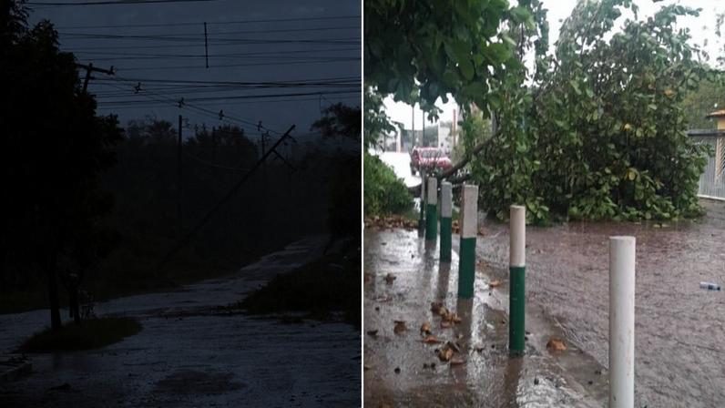 Defesa Civil confirmou o fenômeno e avalia os impactos causados pela tempestade no Norte do Piauí