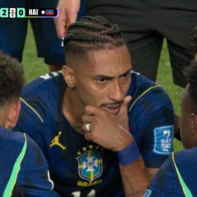 Raphinha sente coxa machucada e é substituído em Brasil x Haiti