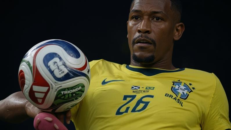 Rayan na vitória do Brasil sobre a Escócia na Copa do Mundo