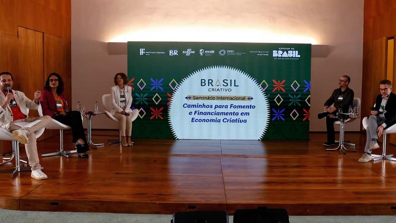 Rio de Janeiro (RJ), 16/06/2026 - Seminário Internacional Caminhos para Fomento e Financiamento em Economia Criativa , no Edifício Palácio Gustavo Capanema, centro da cidade. Foto: Tânia Rêgo/Agência Brasil