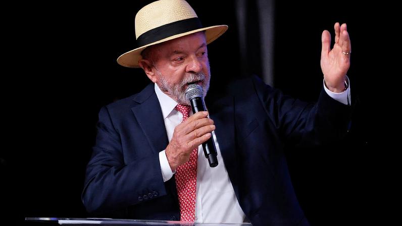Luiz Inácio Lula da Silva participa de cerimônia de anúncios de ampliação dos investimentos no âmbito da Nova Indústria Brasil (NIB), no Teatro BNDES, centro do Rio de Janeiro, em 22 de junho de 2026.