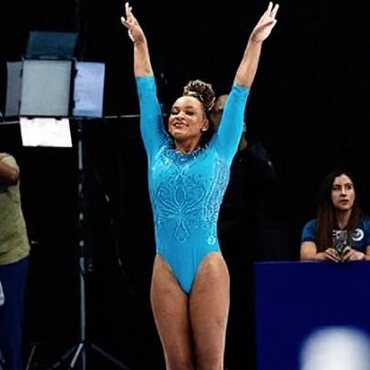 Rebeca Andrade conquista ouro no salto no Pan-Americano