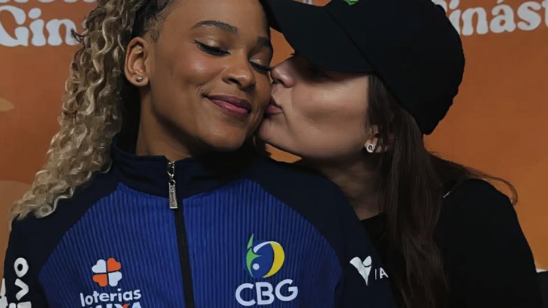 Equipe de Rebeca Andrade nega namoro e diz que declaração em post foi para amiga
