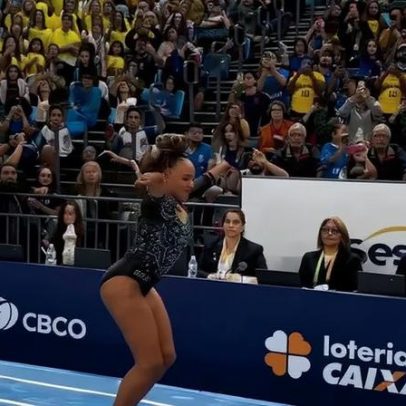 Rebeca Andrade retorna, nota no salto e Brasil leva prata por equipes no Pan