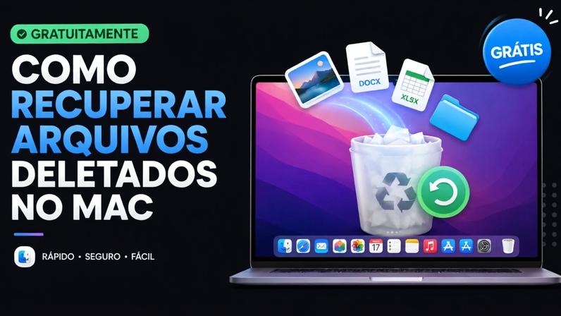 Como recuperar arquivos deletados no Mac gratuitamente (imagem: reprodução)