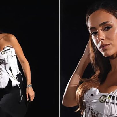 Bruna Biancardi resgata tendência da Copa de 2022 com look de chuteiras