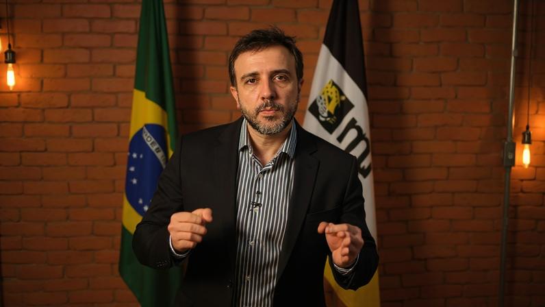 Renan Santos, pré-candidato do Missão à Presidência da República — Foto: Reprodução