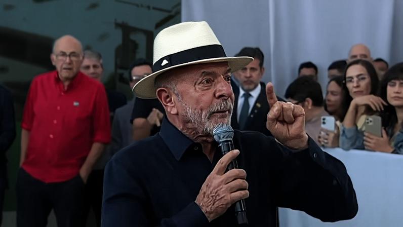 REP - O presidente Lula fala em evento em Catalão (GO)