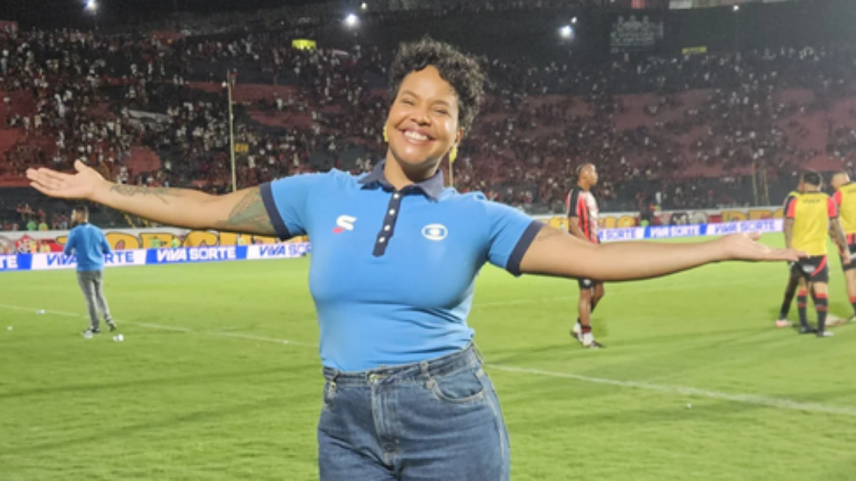 Denise Thomaz Bastos construiu sua carreira de jornalista esportiva na Rede Globo