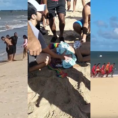 Jovem e crianças amputadas após mordidas de tubarões respiram sem aparelhos
