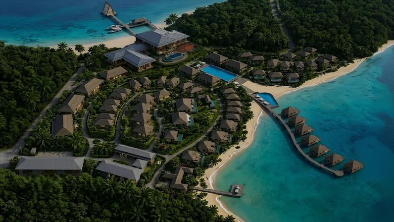 Resorte futurista no Caribe — Foto: Divulgação