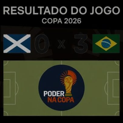 Brasil vence Escócia por 3 a 0 na Copa 2026