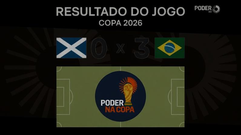Brasil vence Escócia por 3 a 0 na Copa 2026