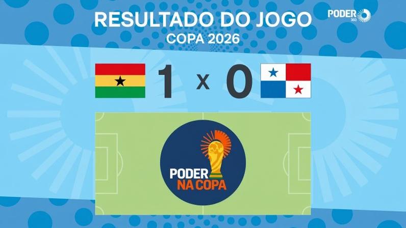 A seleção da Gana bateu a do Panamá por 1 a 0 pelo Grupo L da Copa