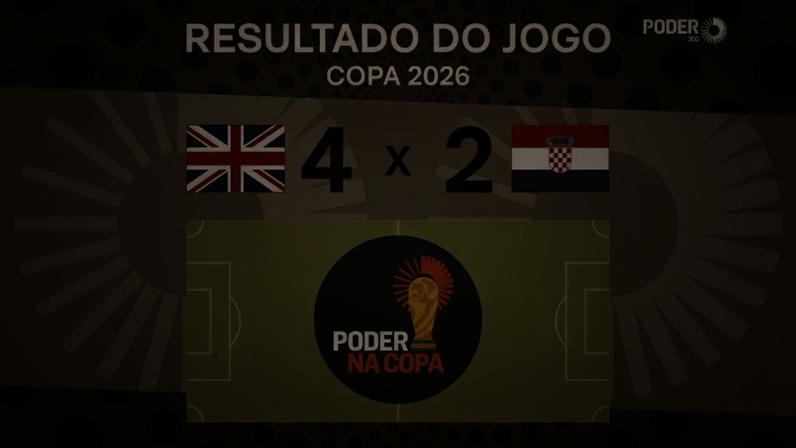 A seleção da Inglaterra venceu a da Croácia por 4 a 2 pelo Grupo L da Copa
