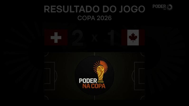 A seleção da Suíça venceu a do Canadá por 2 a 1, pelo Grupo B da Copa