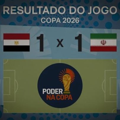 Copa 2026: Egito e Irã empatam 1 a 1 em jogo com melhores momentos
