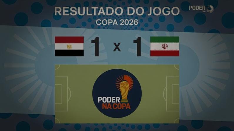 Copa 2026: Egito e Irã empatam 1 a 1 em jogo com melhores momentos