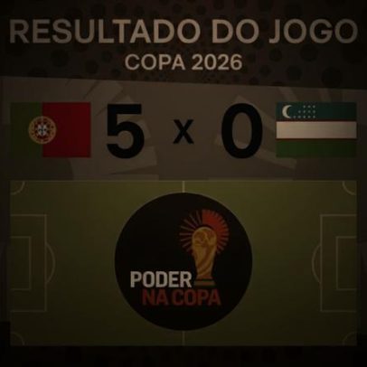 Copa 2026: Portugal vence Uzbequistão por 5 a 0