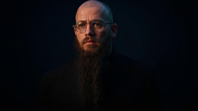 Rev. Dr. Jeff Hood poses for a portrait outside of the Oklahoma State Penitentiary where Emmanuel Littlejohn was executed on Thursday, September 26, 2024 in McAlester, Oklahoma. Nick Oxford for Rolling Stone