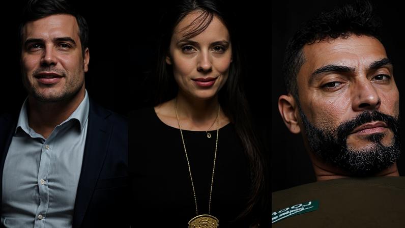 Da esquerda para a direita: Renê da Silva Nogueira Júnior, Ana Paula Lamego Balbino Nogueira e o gari Laudemir de Souza Fernandes, morto a tiros