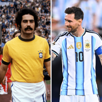 Messi ultrapassa marca de Rivellino que nem o craque sabia existir