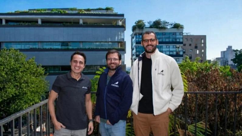 Leonardo Moura, Henrique Meyer e Tomás Correa, cofundadores da Robbin: tecnologia para reduzir etapas entre a venda e a liberação do crédito