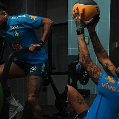 Neymar segue recuperação intensiva visando Copa do Mundo