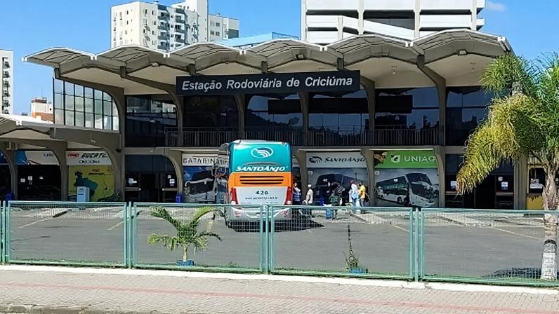 imagem colorida rodoviária criciúma