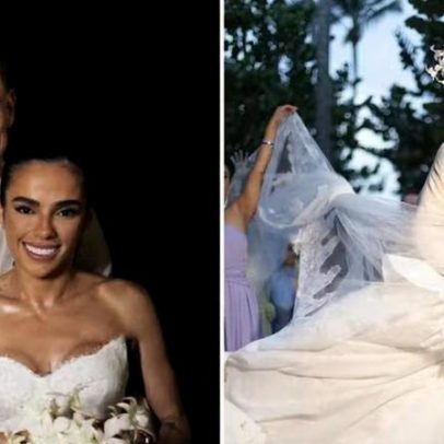 Influenciadora Sindy Guedes se casa com ex-Corinthians Róger Guedes em Ceará