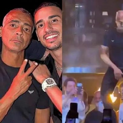 Romário é flagrado dançando em palco de boate nos EUA