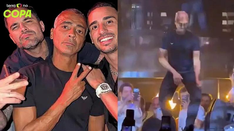 Romário é flagrado dançando em palco de boate nos EUA
