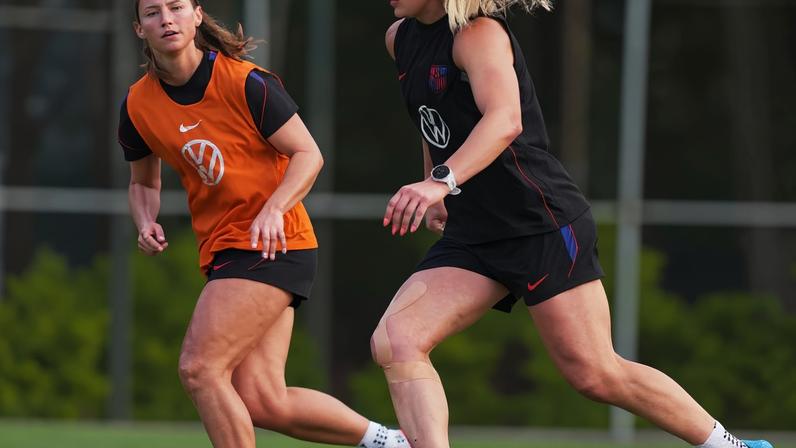 Rose Lavelle - seleção de futebol feminina dos EUA - treino em SP antes de amistoso contra o Brasil - em 03/06/2026