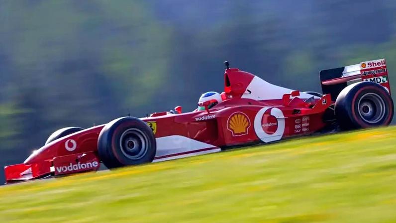 Rubens Barrichello na Austria com Ferrari 2002