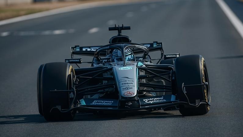 George Russell, piloto da Mercedes, no GP da Áustria