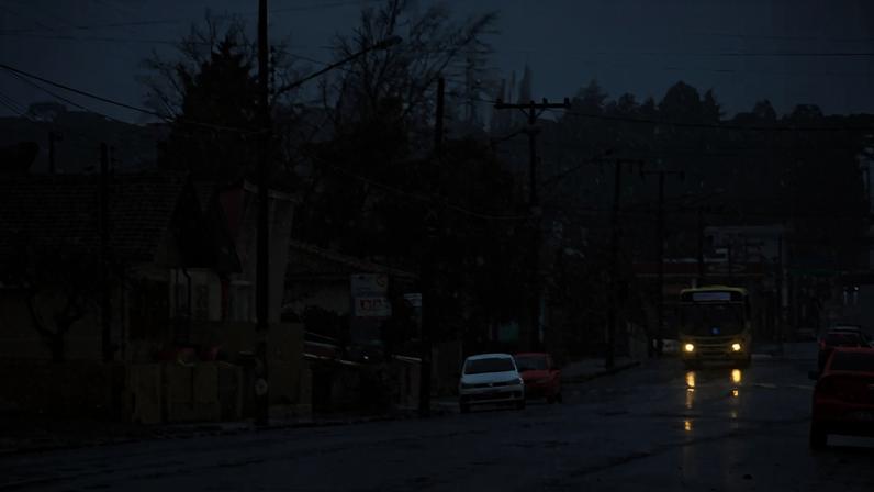 Frio intenso causa geadas e nevasca na cidade de São Joaquim, Santa Catarina