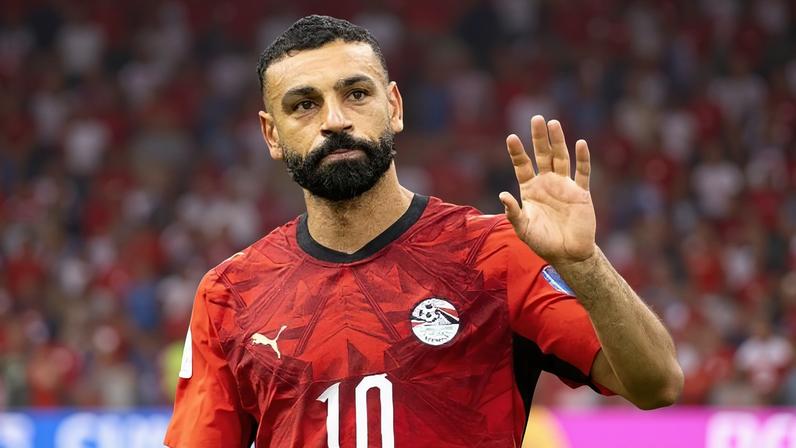 Salah, jogador do Egito, durante jogo contra a Nova Zelândia na Copa do Mundo