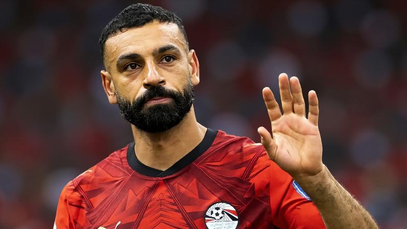 Salah, jogador do Egito, durante jogo contra a Nova Zelândia na Copa do Mundo