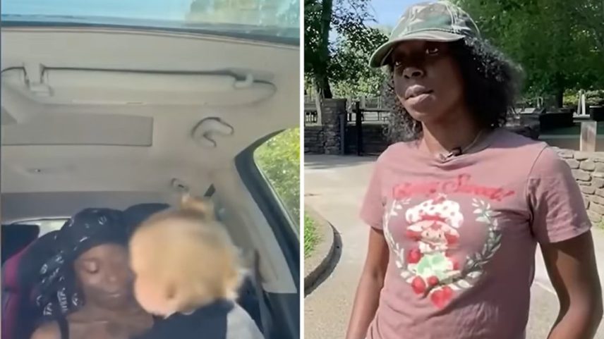 Jabril Walls estava em seu carro quando avistou a garotinha sozinha, no meio de duas avenidas movimentadas — Foto: Reprodução/redes sociais