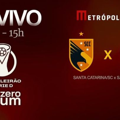 Série D ZeroUm ao vivo: Santa Catarina-SC enfrenta São José-RS