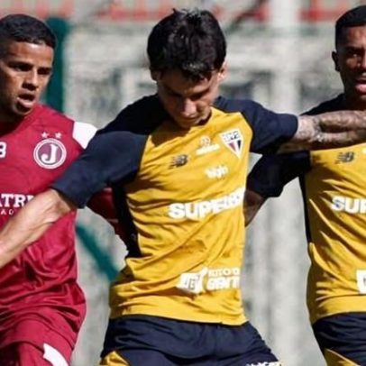São Paulo empata com Juventus em treino no CT da Barra Funda