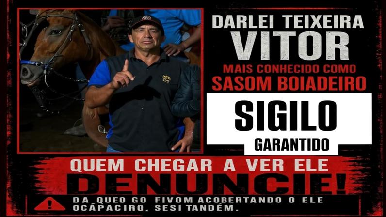 Imagem colorida,Suspeito de matar campeão de vaquejada a facadas no Ceará é procurado - Metrópoles