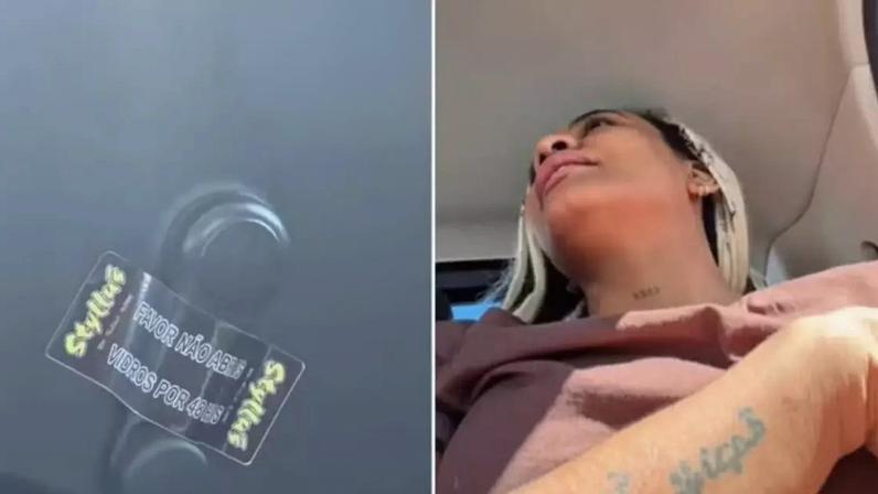 Jogadora afirmou que pediu para abrir a janela devido a um enjoo, mas o motorista negou por causa de uma película recém-aplicada nos vidros