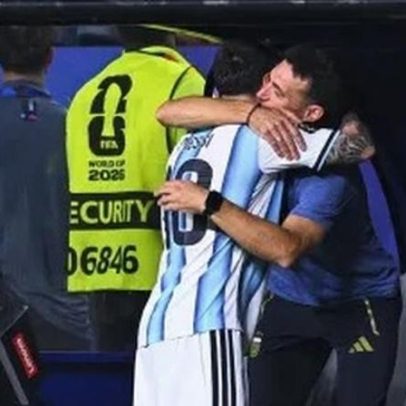 Scaloni afirma que façanhas de Messi já não surpreendem