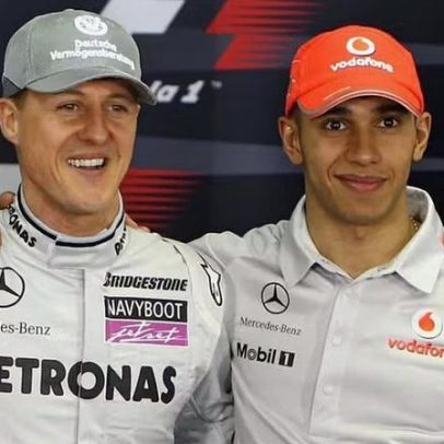 Hamilton e Schumacher vencem pela Ferrari no mesmo circuito pela primeira vez