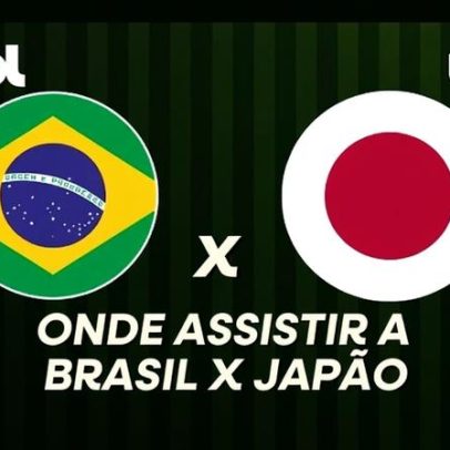 Brasil x Japão: onde vai passar e como assistir ao vivo